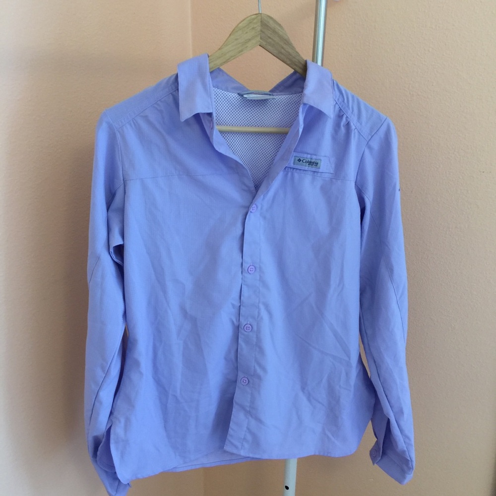 Girls Columbia Button Down Shirt